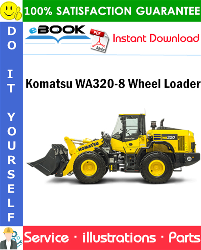 Komatsu WA320-8 Wheel Loader Parts Manual (S/N H70051 and up)