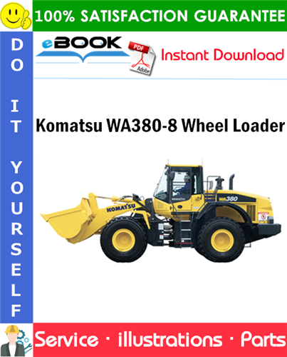 Komatsu WA380-8 Wheel Loader Parts Manual (S/N 15051 and up)