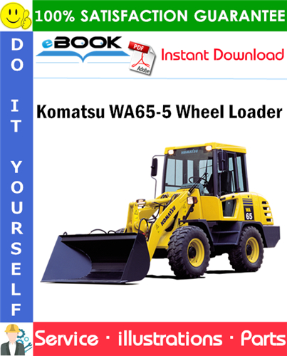 Komatsu WA65-5 Wheel Loader Parts Manual (S/N H50051 and up)