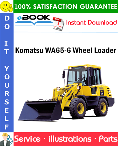 Komatsu WA65-6 Wheel Loader Parts Manual (S/N H60051 and up)