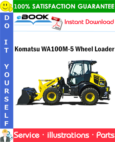 Komatsu WA100M-5 Wheel Loader Parts Manual