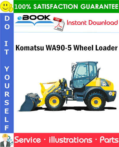 Komatsu WA90-5 Wheel Loader Parts Manual
