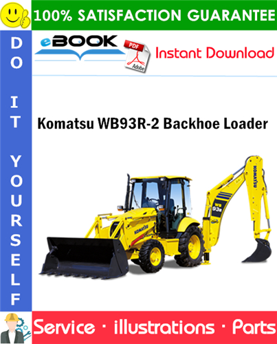 Komatsu WB93R-2 Backhoe Loader Parts Manual (S/N 93F20001 and Up)