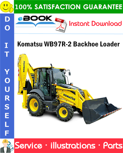 Komatsu WB97R-2 Backhoe Loader Parts Manual (S/N 97F20172 and up)