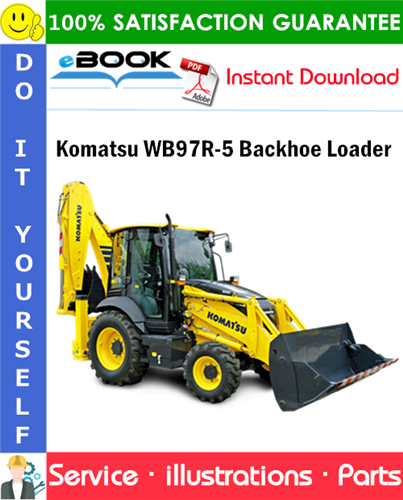 Komatsu WB97R-5 Backhoe Loader Parts Manual (S/N F50003 and up)