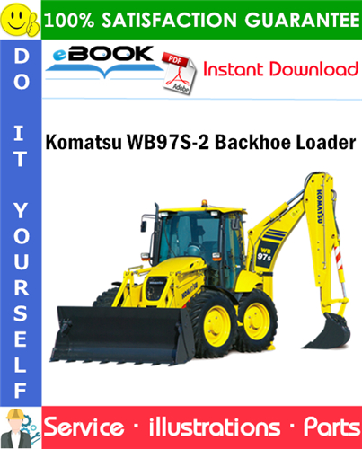 Komatsu WB97S-2 Backhoe Loader Parts Manual (S/N 97SF10001 and up)