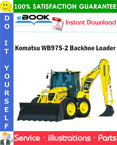 Komatsu WB97S-2 Backhoe Loader Parts Manual (S/N 97SF10281 and up)