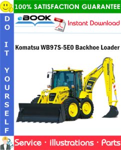 Komatsu WB97S-5E0 Backhoe Loader Parts Manual (S/N F30541 and F30542)