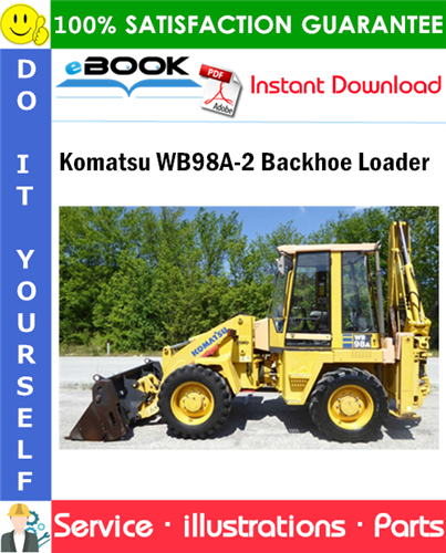 Komatsu WB98A-2 Backhoe Loader Parts Manual (S/N WB98F20365 and up)