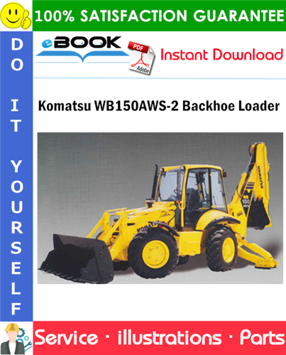 Komatsu WB150AWS-2 Backhoe Loader Parts Manual (S/N 150EF80001 and up)