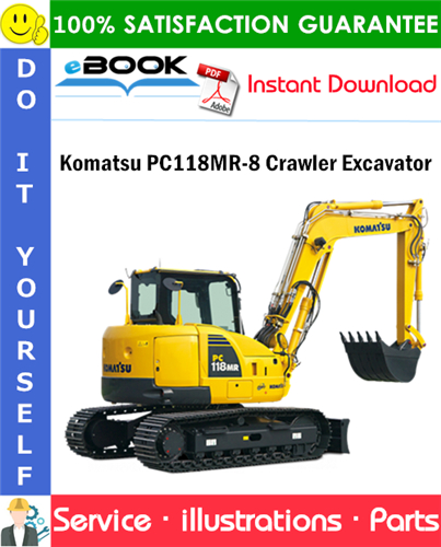 Komatsu PC118MR-8 Crawler Excavator Parts Manual (S/N F00003 and up)