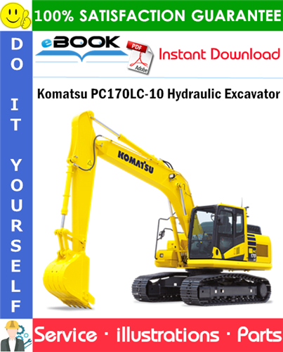 Komatsu PC170LC-10 Hydraulic Excavator Parts Manual (S/N F30003 and up)