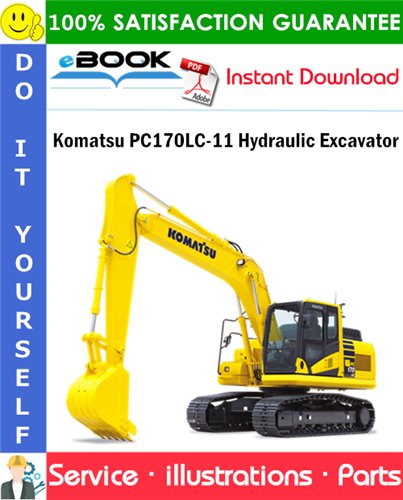 Komatsu PC170LC-11 Hydraulic Excavator Parts Manual (S/N F40001 and up)
