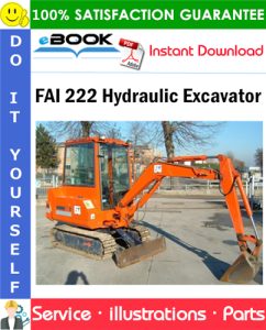 FAI 222 Hydraulic Excavator Parts Manual (S/N 22201043 and up)