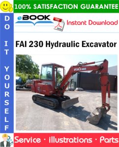 FAI 230 Hydraulic Excavator Parts Manual (S/N 23000014 and up)
