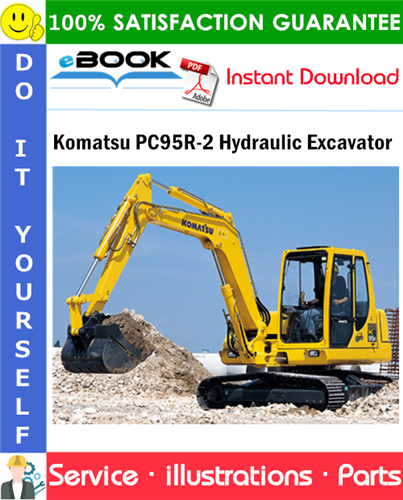 Komatsu PC95R-2 Hydraulic Excavator Parts Manual (S/N 21D5200330 and up)