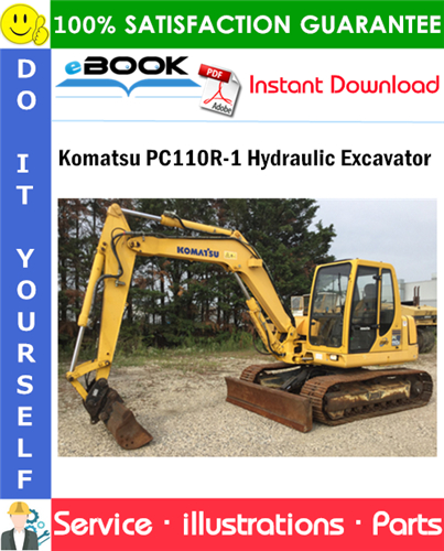 Komatsu PC110R-1 Hydraulic Excavator Parts Manual (S/N 2265000001 and up)