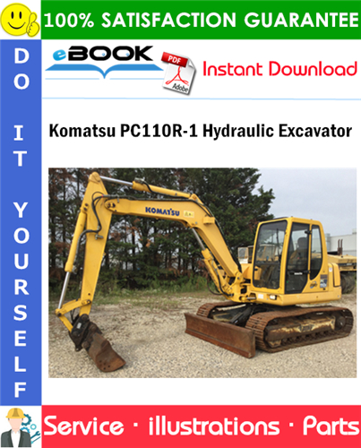 Komatsu PC110R-1 Hydraulic Excavator Parts Manual (S/N 2265000306 and up)
