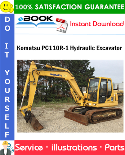 Komatsu PC110R-1 Hydraulic Excavator Parts Manual (S/N 2265010001 and up)