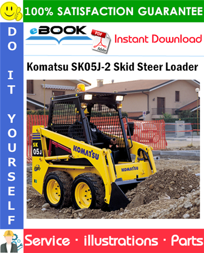 Komatsu SK05J-2 Skid Steer Loader Parts Manual (S/N SK05JF20001 and up)