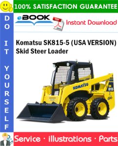 Komatsu SK815-5 (USA VERSION) Skid Steer Loader Parts Manual