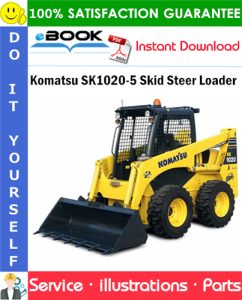 Komatsu SK1020-5 Skid Steer Loader Parts Manual (S/N 37CF00004 and up)