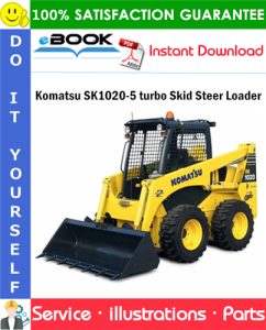 Komatsu SK1020-5 turbo Skid Steer Loader Parts Manual (S/N 37CTF00003 and up)
