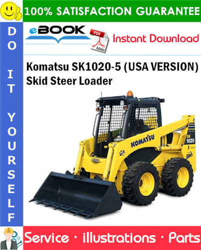 Komatsu SK1020-5 (USA VERSION) Skid Steer Loader Parts Manual