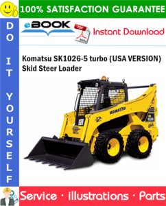 Komatsu SK1026-5 turbo (USA VERSION) Skid Steer Loader Parts Manual