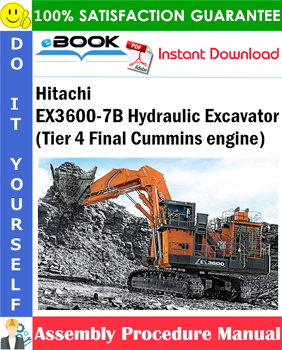 Hitachi EX3600-7B Hydraulic Excavator (Tier 4 Final Cummins engine)