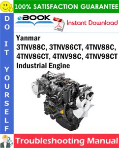 Yanmar 3TNV88C, 3TNV86CT, 4TNV88C, 4TNV86CT, 4TNV98C, 4TNV98CT Industrial Engine
