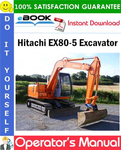 Hitachi EX80-5 Excavator Operator's Manual