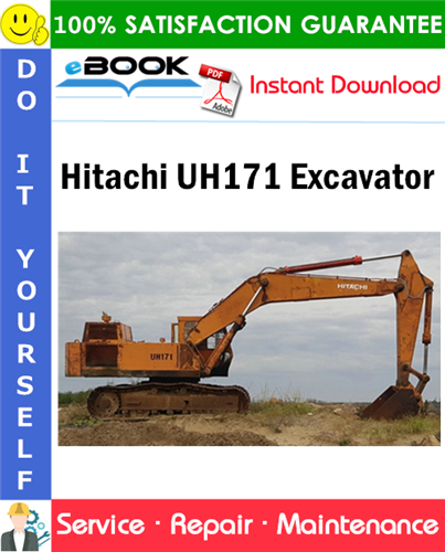 Hitachi UH171 Excavator Service Repair Manual