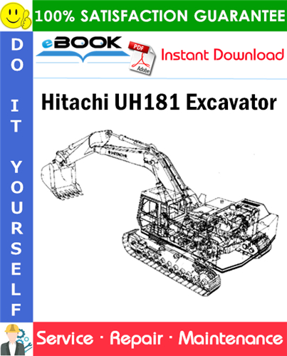 Hitachi UH181 Excavator Service Repair Manual