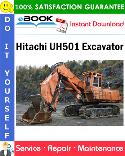 Hitachi UH501 Excavator Service Repair Manual