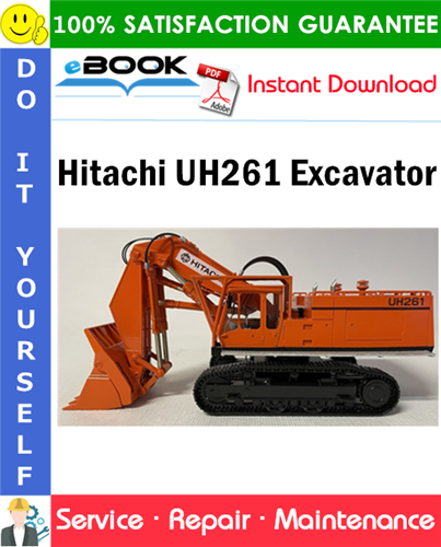 Hitachi UH261 Excavator Service Repair Manual (Serial No.300 and up)