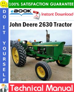 John Deere 2630 Tractor Technical Manual