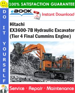 Hitachi EX3600-7B Hydraulic Excavator (Tier 4 Final Cummins Engine)
