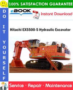 Hitachi EX5500-5 Hydraulic Excavator Service Repair Manual