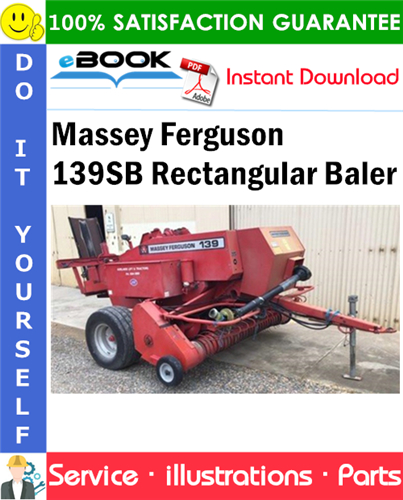 Massey Ferguson 139SB Rectangular Baler Parts Manual