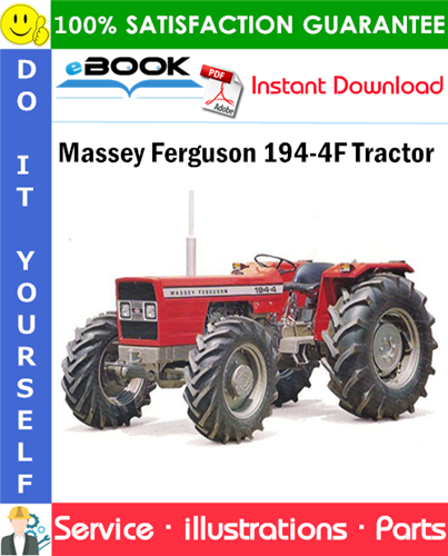 Massey Ferguson 194-4F Tractor Parts Manual