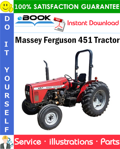 Massey Ferguson 451 Tractor Parts Manual (EFF. S/N BN-----, TIER 2)