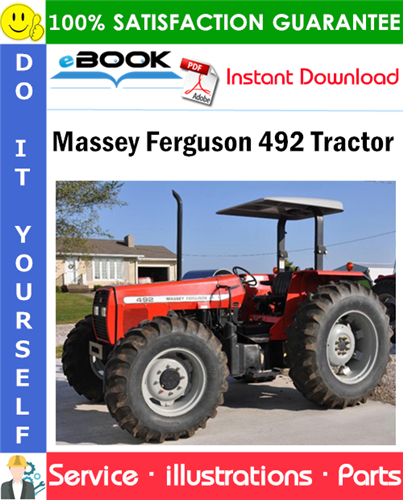Massey Ferguson 492 Tractor Parts Manual (EFF. S/N BN-----, Tier 2)