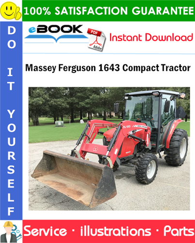 Massey Ferguson 1643 Compact Tractor Parts Manual