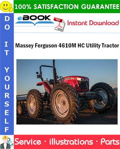 Massey Ferguson 4610M HC Utility Tractor Parts Manual