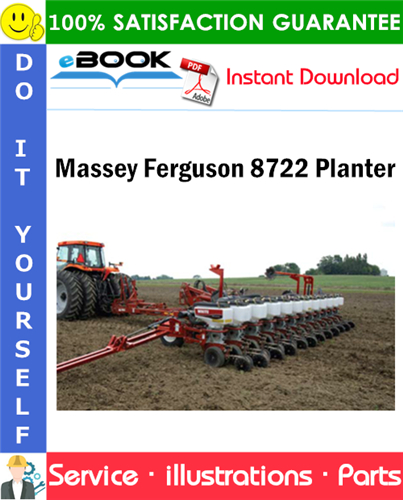Massey Ferguson 8722 Planter Parts Manual