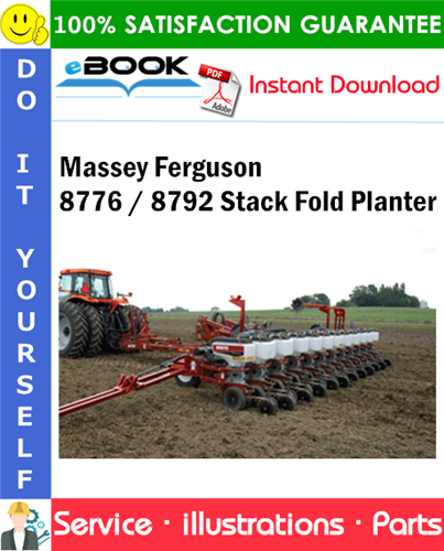 Massey Ferguson 8776 / 8792 Stack Fold Planter Parts Manual