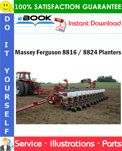 Massey Ferguson 8816 / 8824 Planters Parts Manual