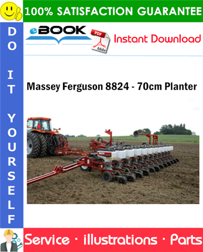 Massey Ferguson 8824 - 70cm Planter Parts Manual