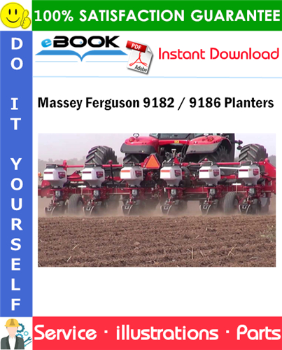 Massey Ferguson 9182 / 9186 Planters Parts Manual